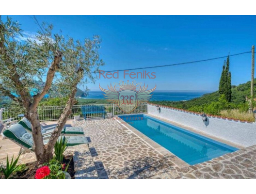 Villa in Buljarica with sea view and pool, Montenegro real estate, property in Montenegro, Region Budva house sale