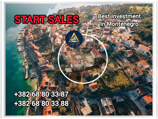 We offer for sale a new project in the Mediterranean style in Prčanj

The complex consists of two buildings A and B.